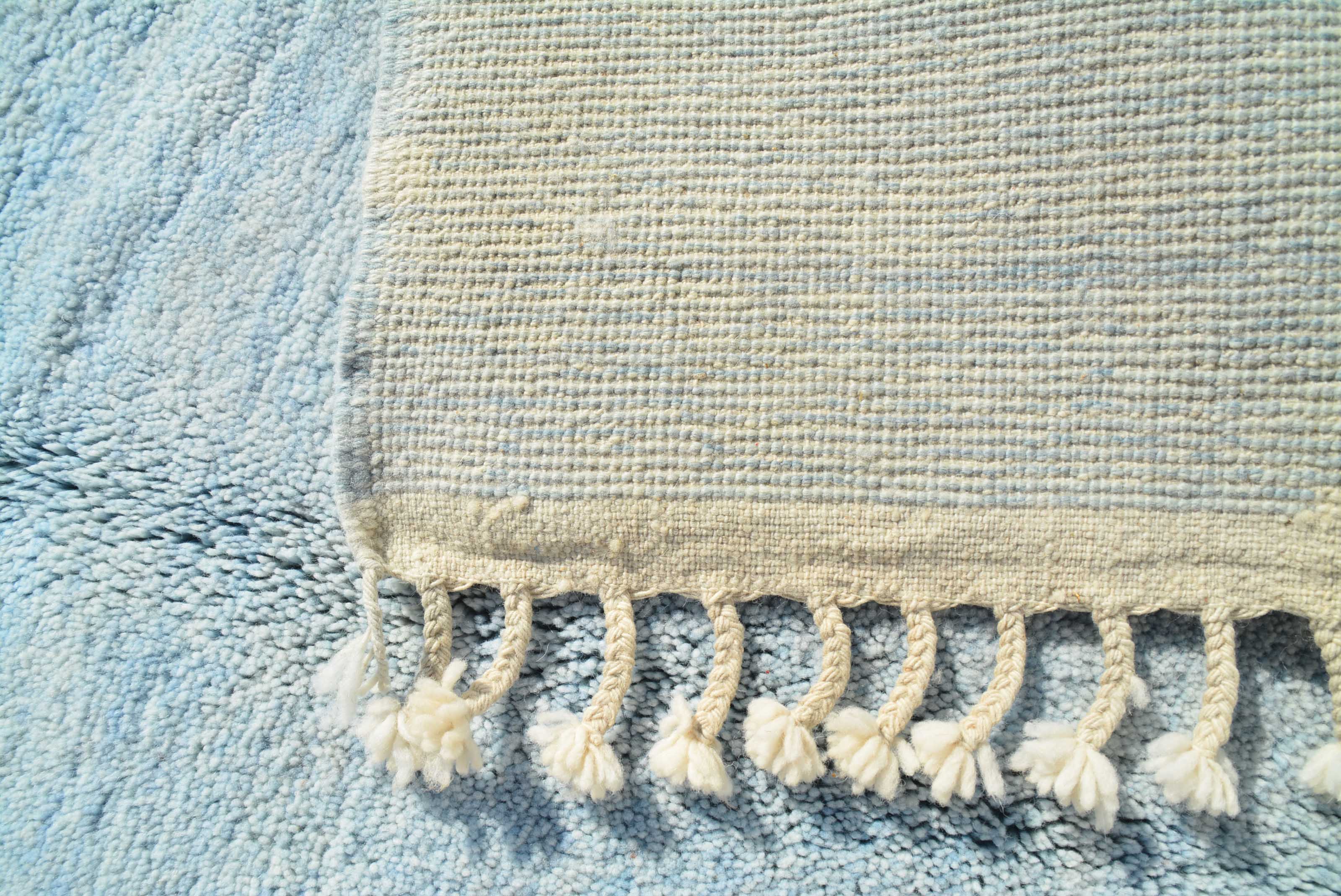Blue Lips | Bespoke Coastal Abstract Azilal Rug - Image 4