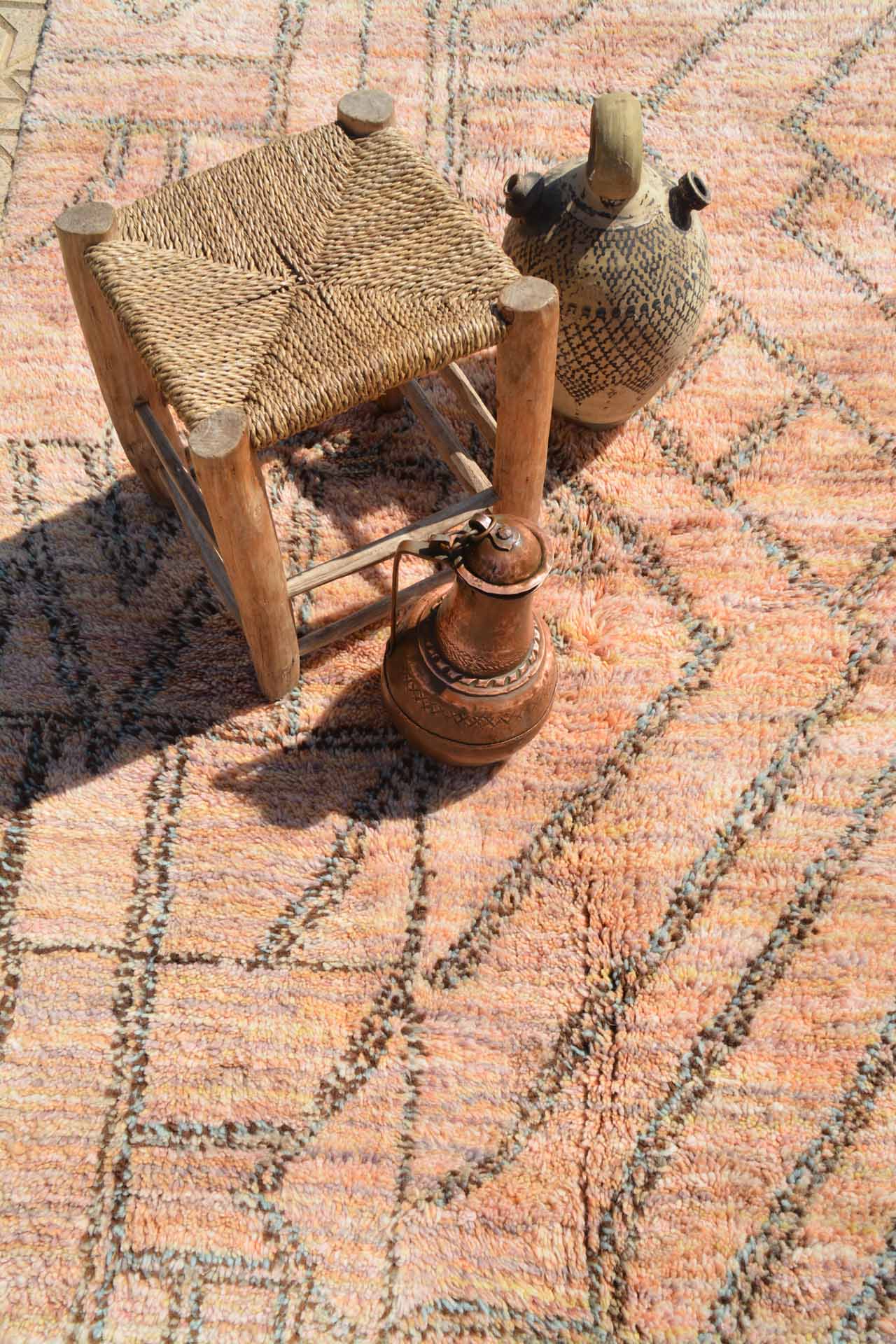 Brave | Bespoke Kuba-Inspired Terracotta Azilal Rug - Image 4
