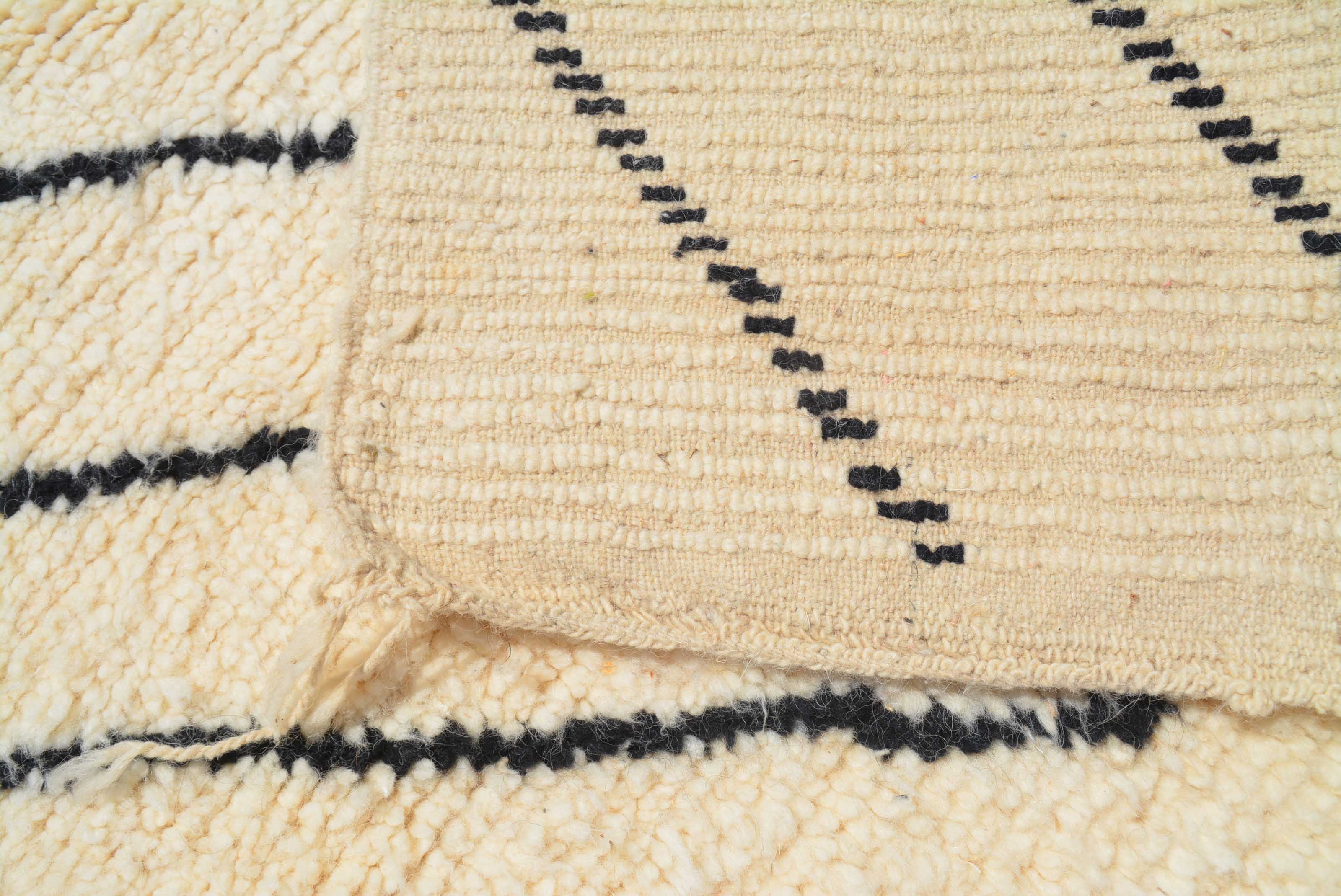 ComingUp (4'4" x 8'10") - Minimalist Stairway Beni Ourain Gallery Rug - Image 2