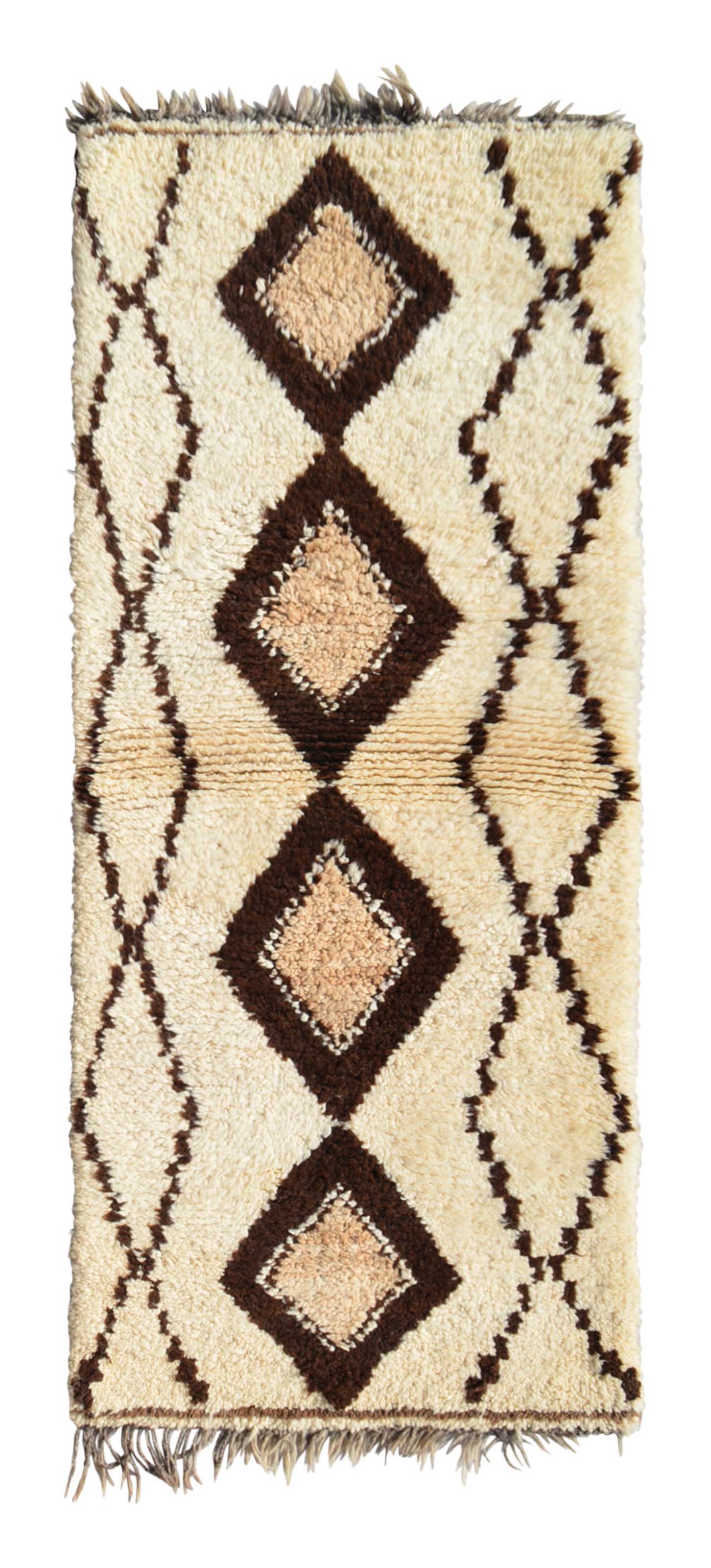 Desert Trail (2'6" x 6'4") – Vintage Traditional Beni Ourain Runner Rug