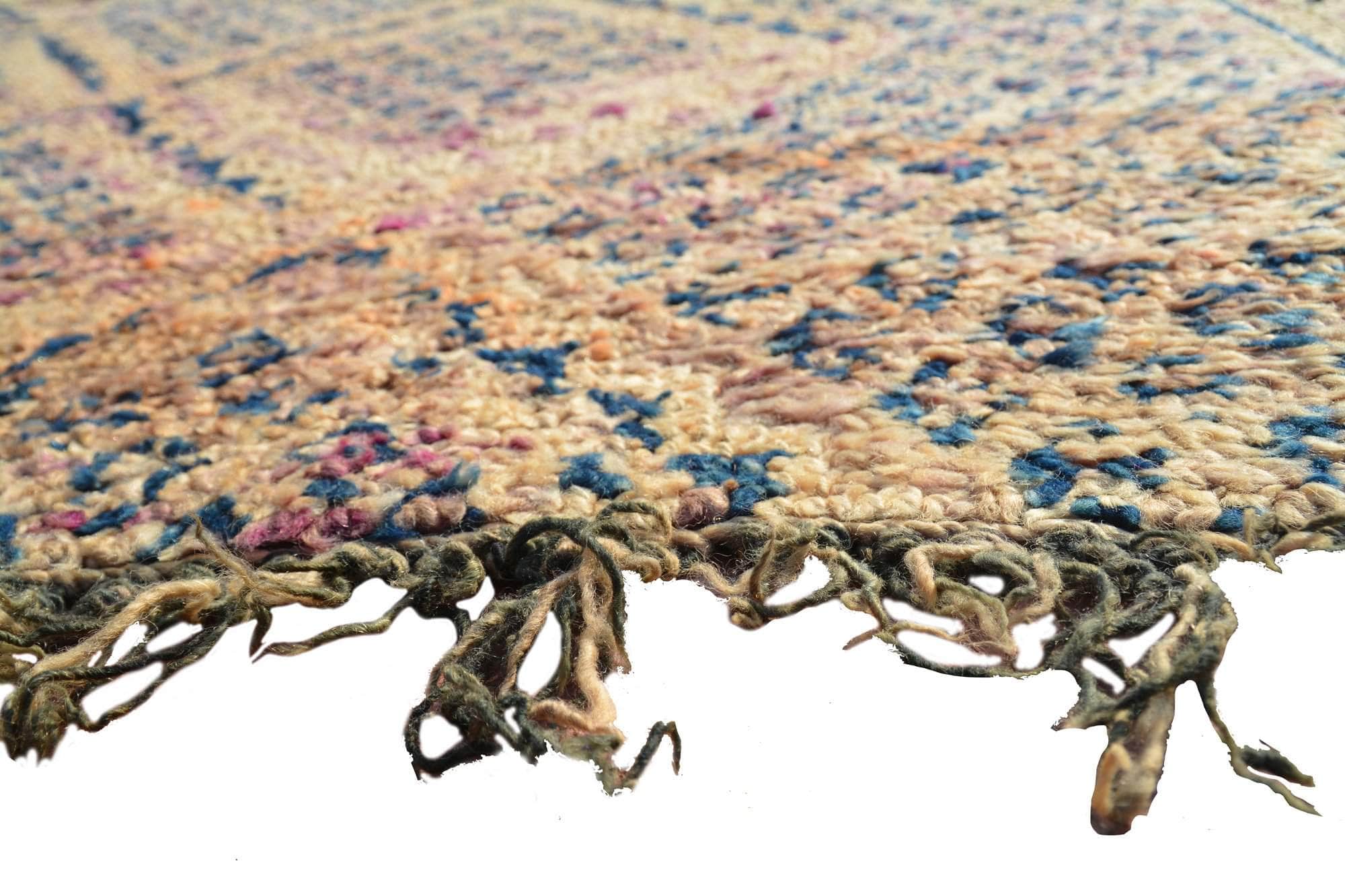 Faded Vintage (5'10" x 11'0") – Antique Purple Collector's Boujaad Berber Rug - Image 5