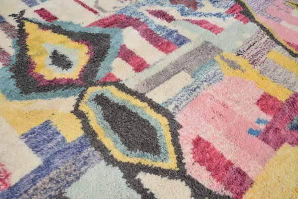 Great Feeling | Bespoke Multicolor Abstract Azilal Rug - Image 2