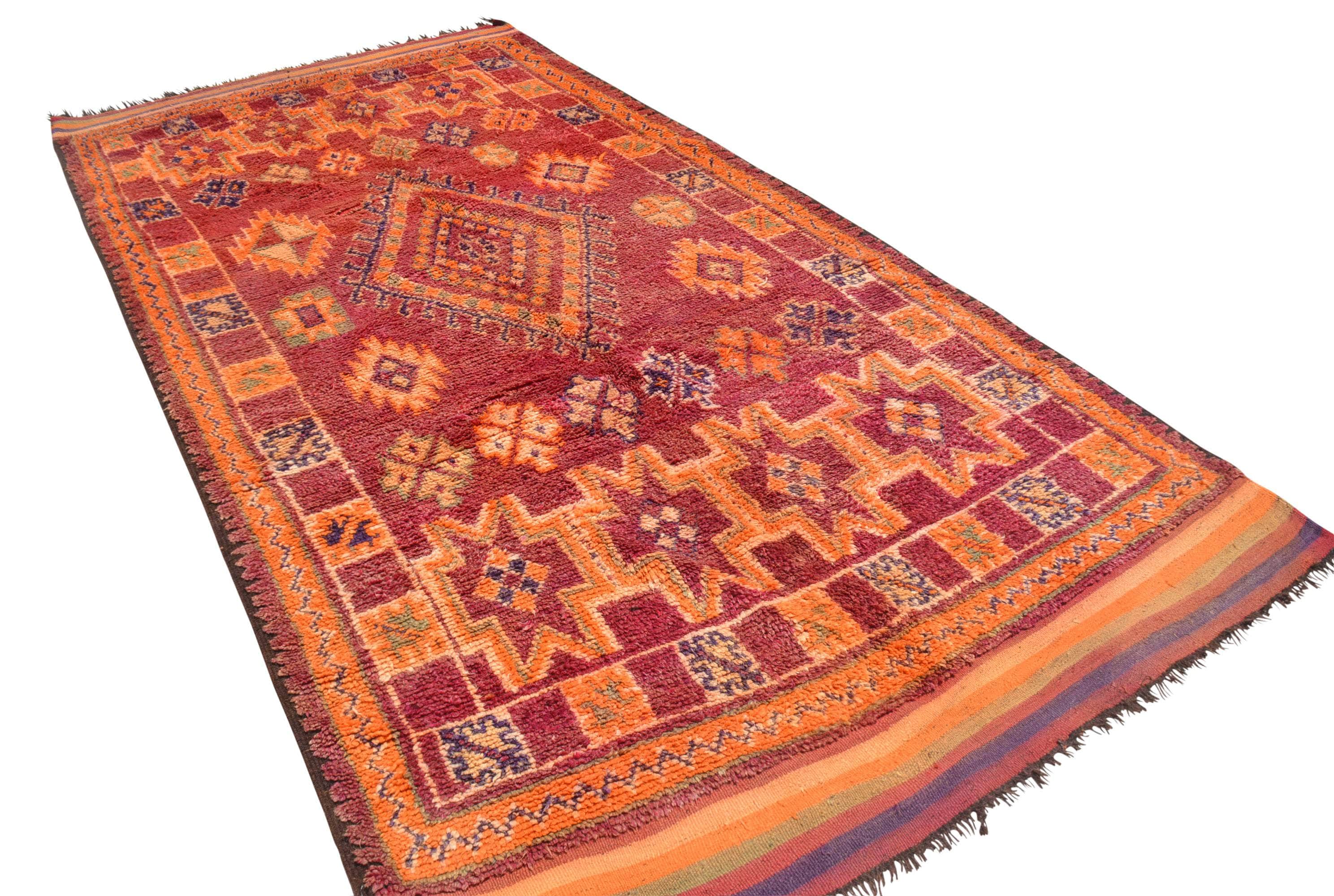 Heritage (5'10" x 9'10") – Timeless Geometric Vintage Moroccan Wool Rug - Image 5