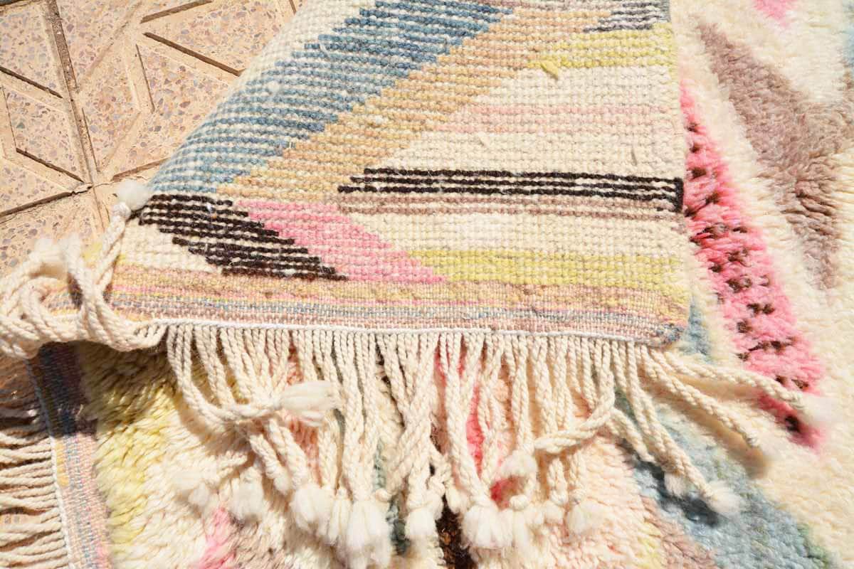 Just Dandy (3'10" x 5'8") - Playful Geometric Azilal Rug - Image 4