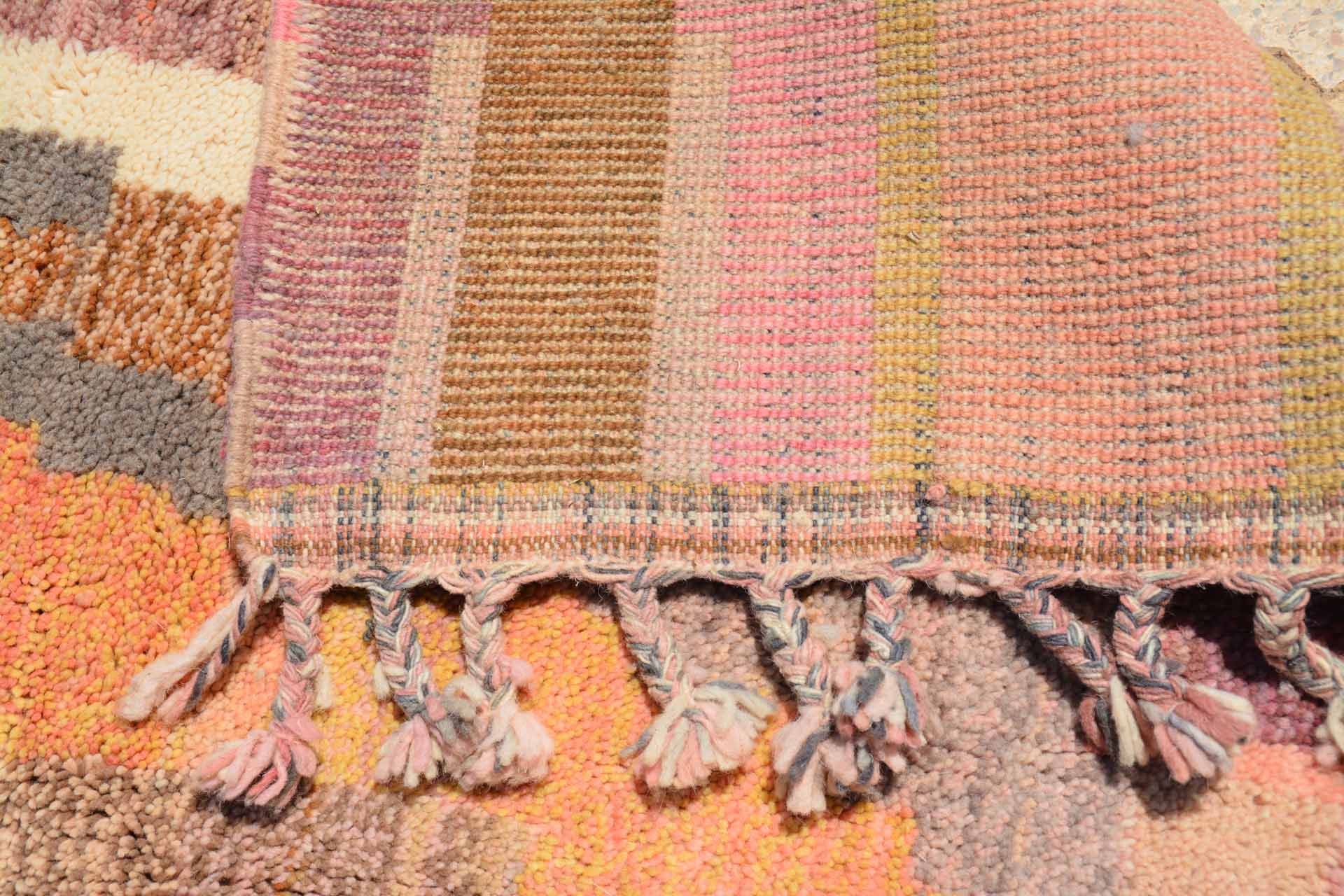 Like Gold | Bespoke Sunset & Plum Abstract Azilal Rug - Image 4