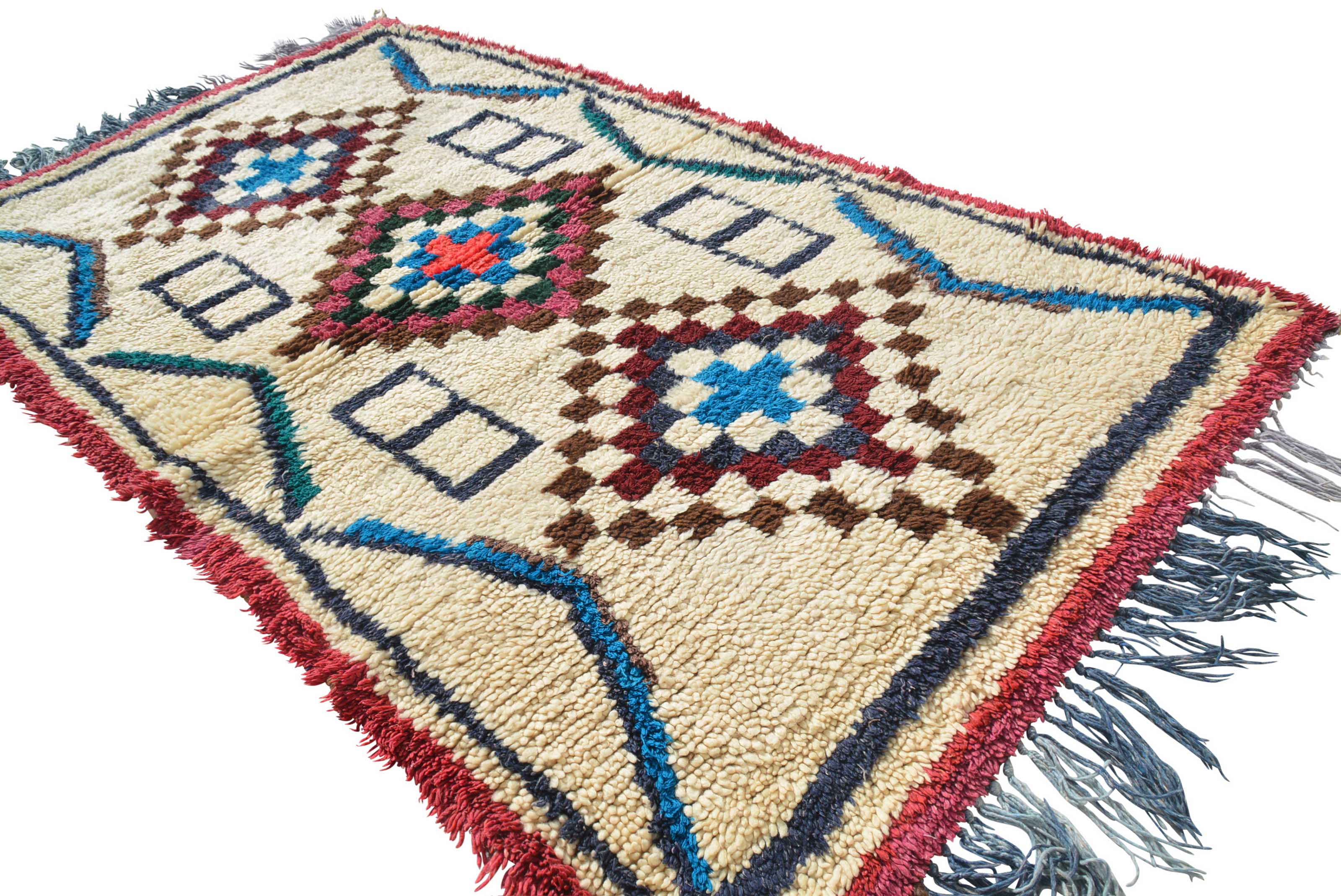 On Your Radar (3'6" x 5'10") – Vintage Symmetrical Azilal Area Rug - Image 5