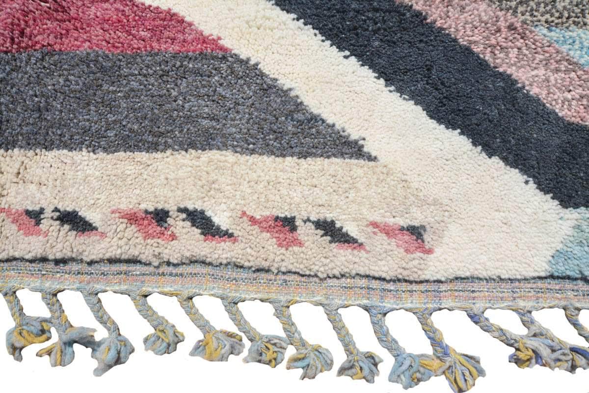 Painted Desert (8'2" x 10') - Large Geometric Kilim-Style Azilal Rug - Image 3