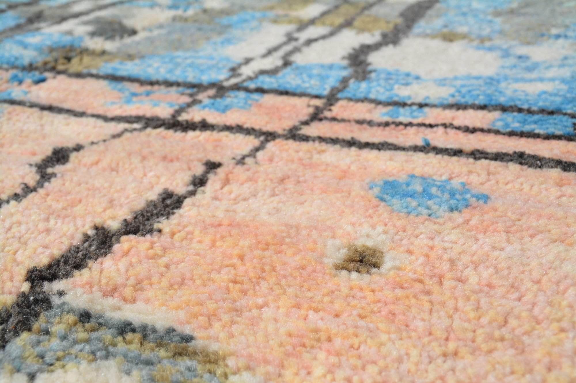 Picture Window (5'5" x 7'5") - Abstract Window Pane Painterly Moroccan Rug - Image 2