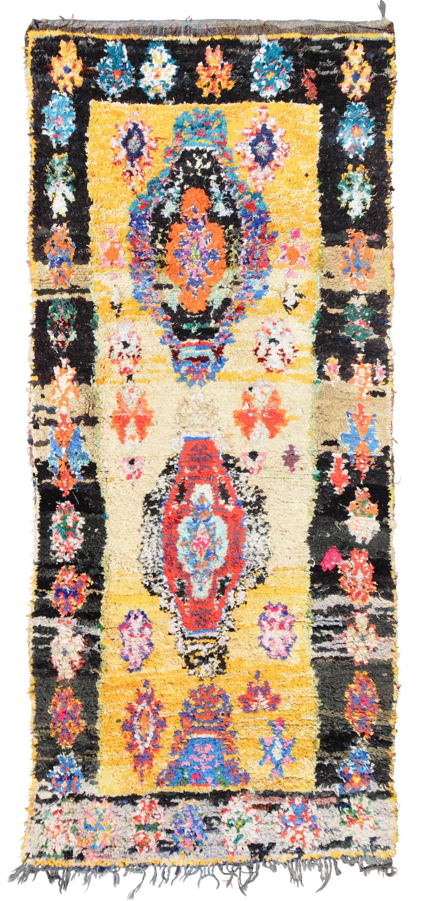 Piece of History (3'5" x 8'4") – Fabulous Bold Vintage Cotton Shag Runner