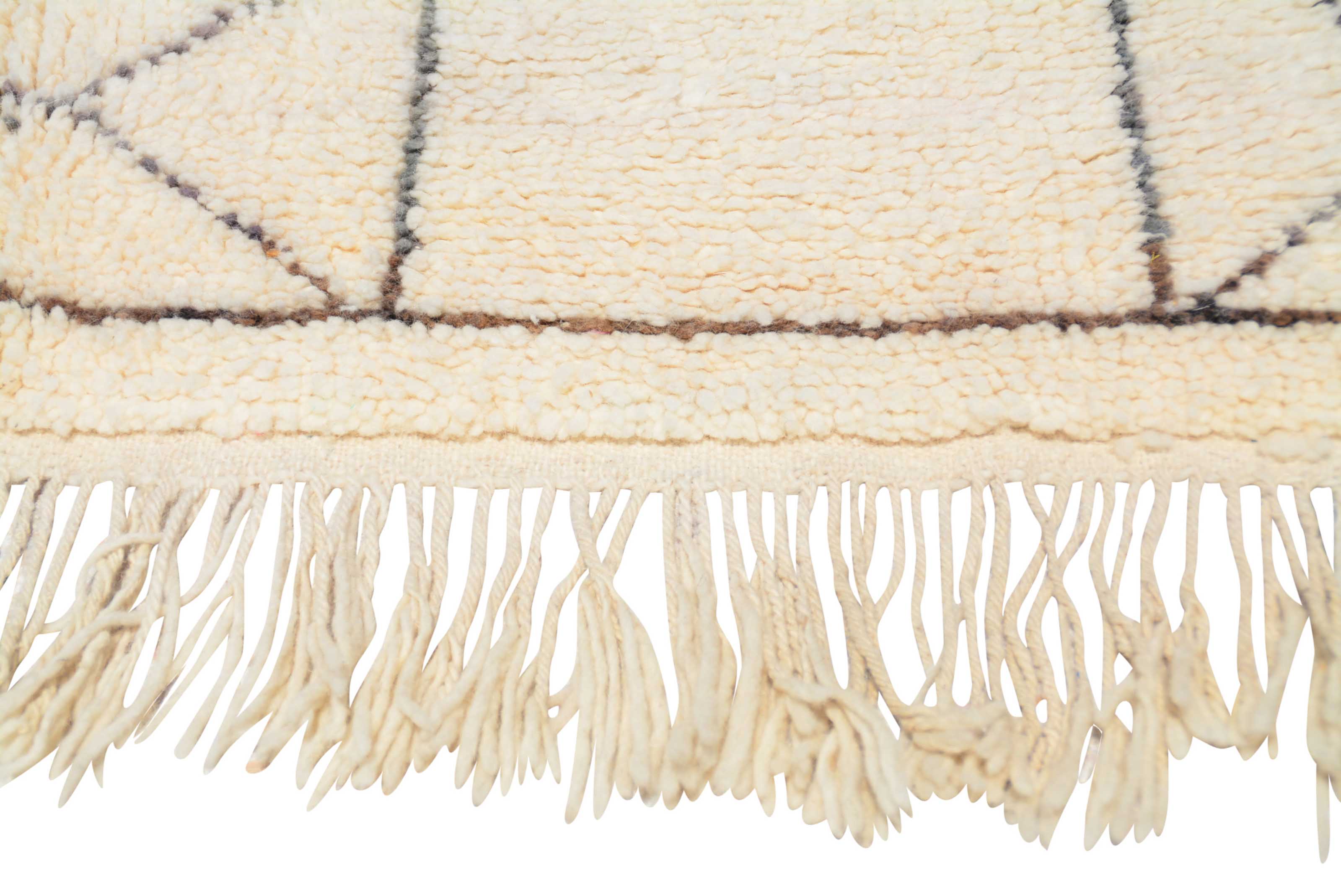 Take Back (5'5" x 7'7") - Minimalist Linear Beni Ourain Rug - Image 3