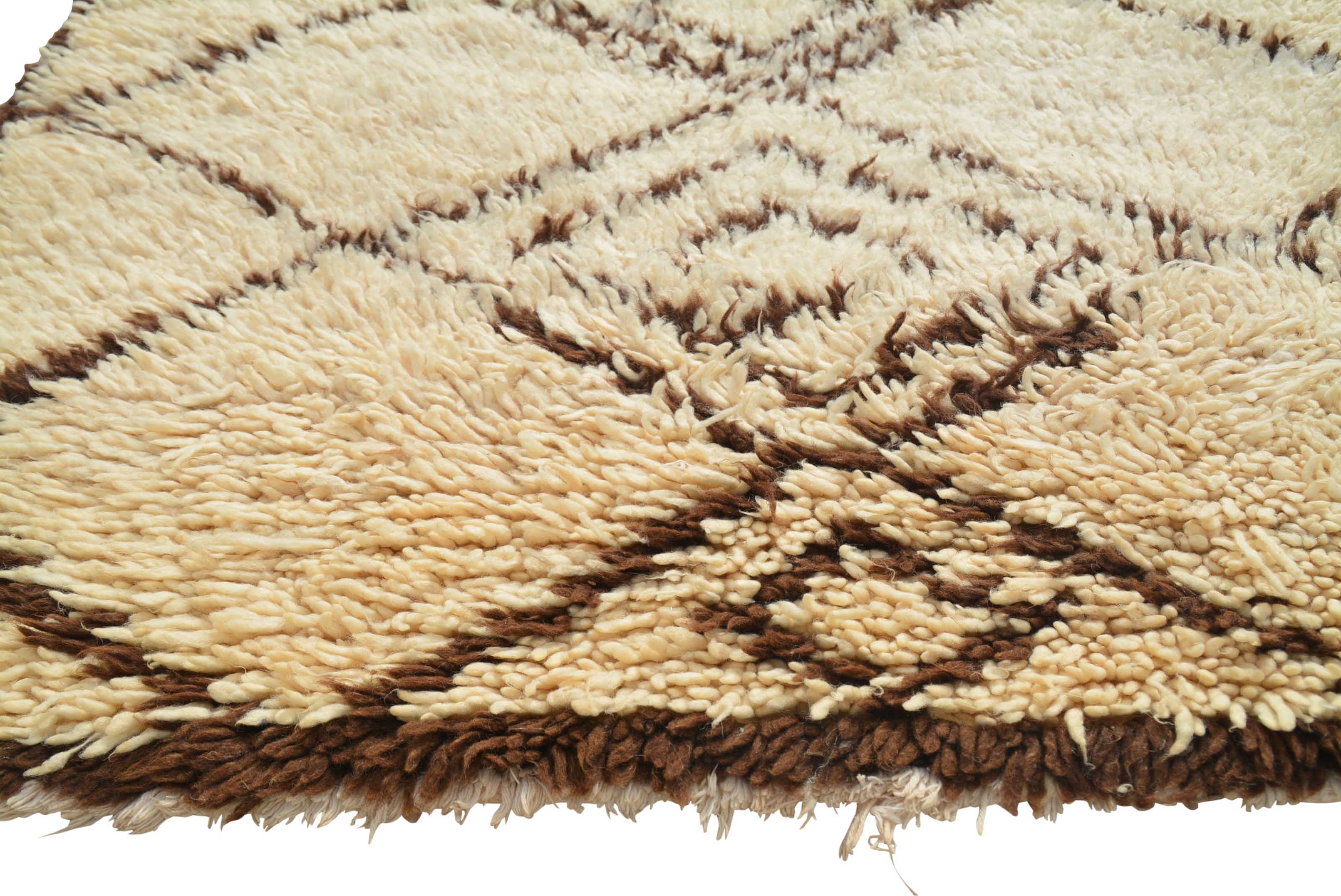 The Other Side (3'1" x 6'1") – Vintage Irregular Beni Ourain Accent Rug - Image 3