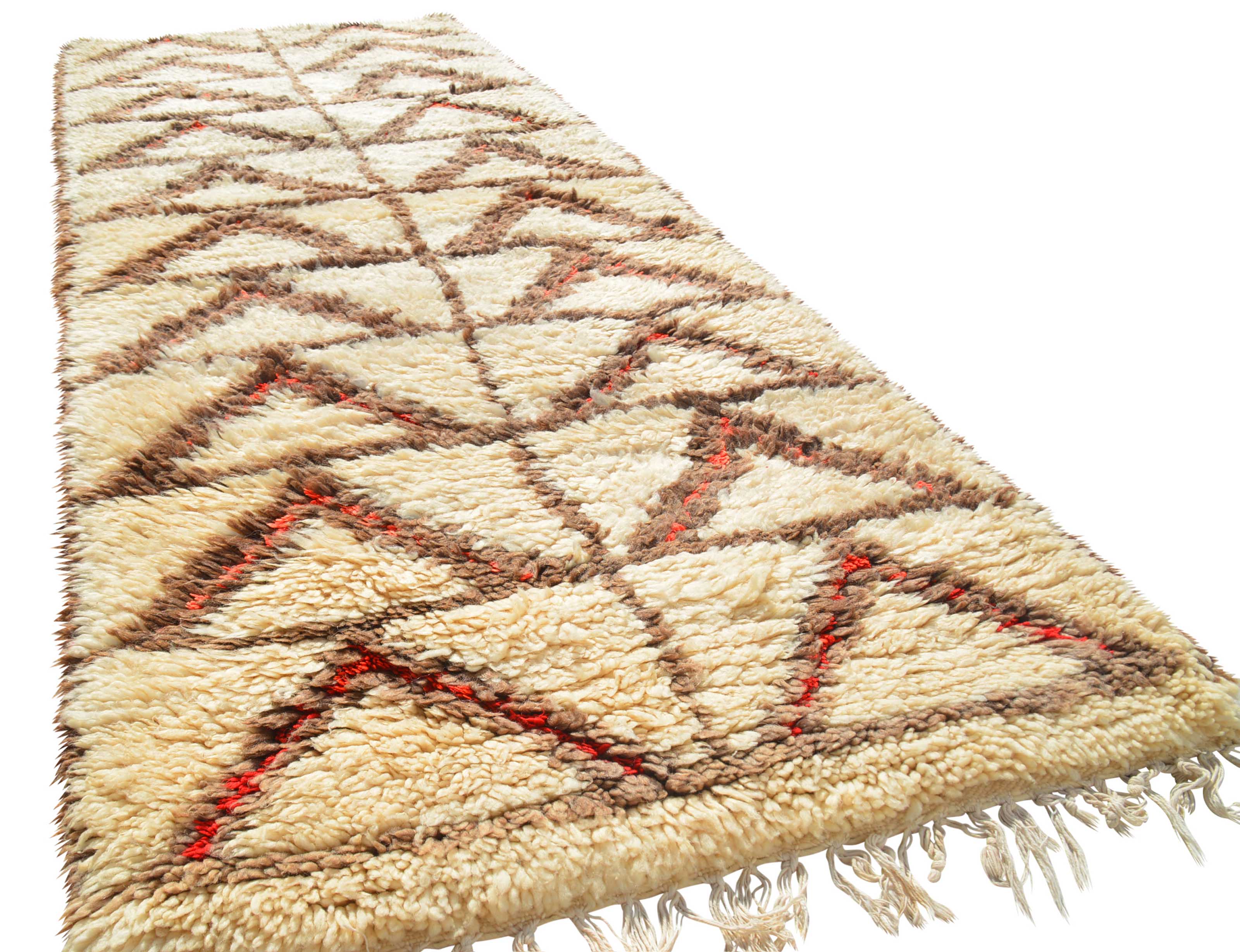 Up High (2'9" x 7') – Vintage Upward Triangle Azilal Moroccan Runner - Image 5