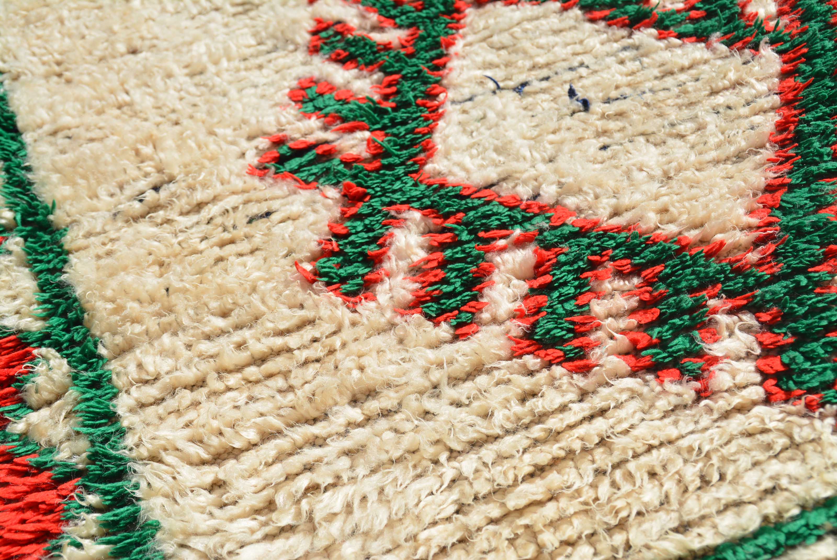 Watch Out (3'4" x 9'5") – Vintage Bold Geometric Azilal Moroccan Runner - Image 2