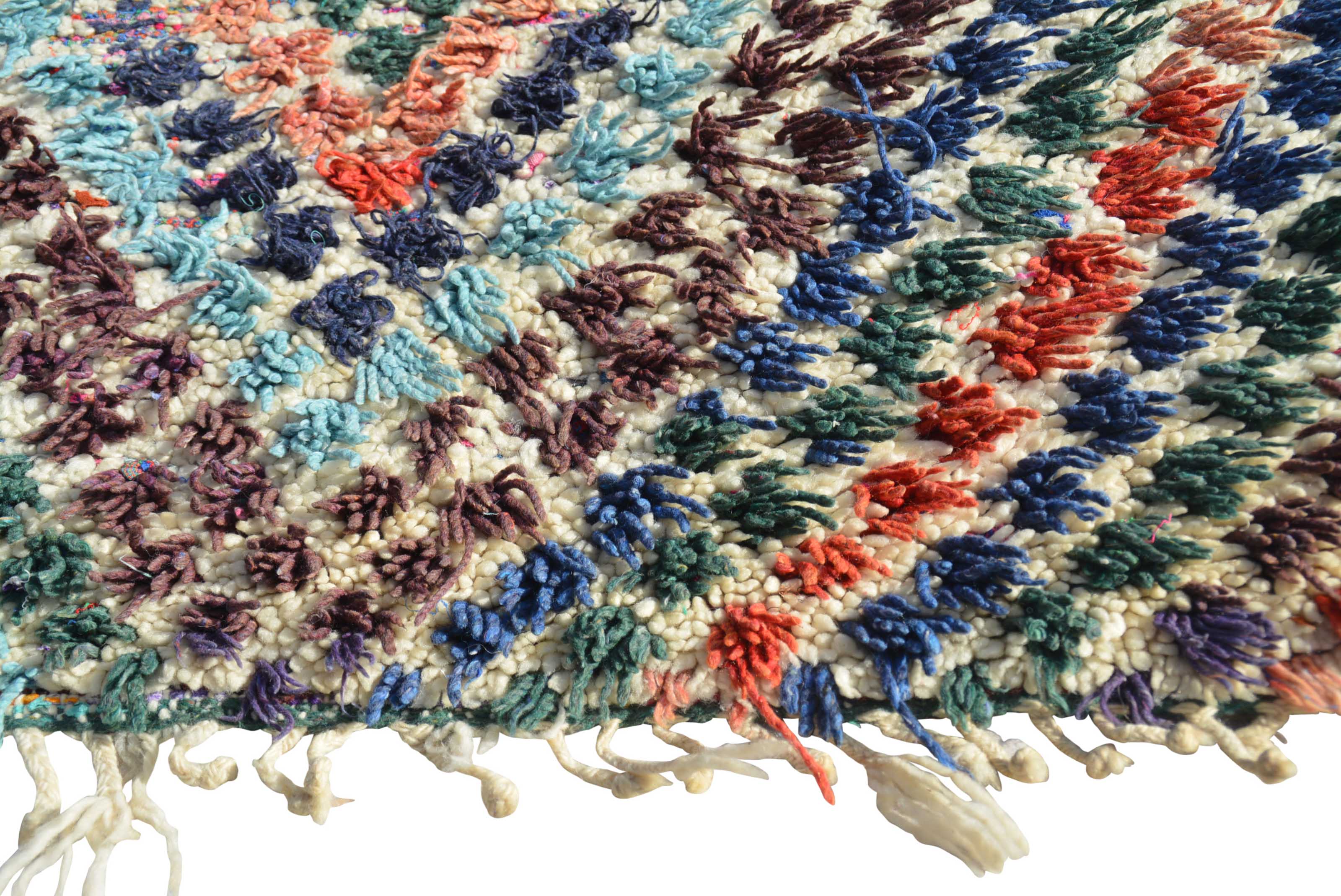 Woodstock (3'8" x 6'2") – Vintage Pointillist Azilal Area Rug - Image 2