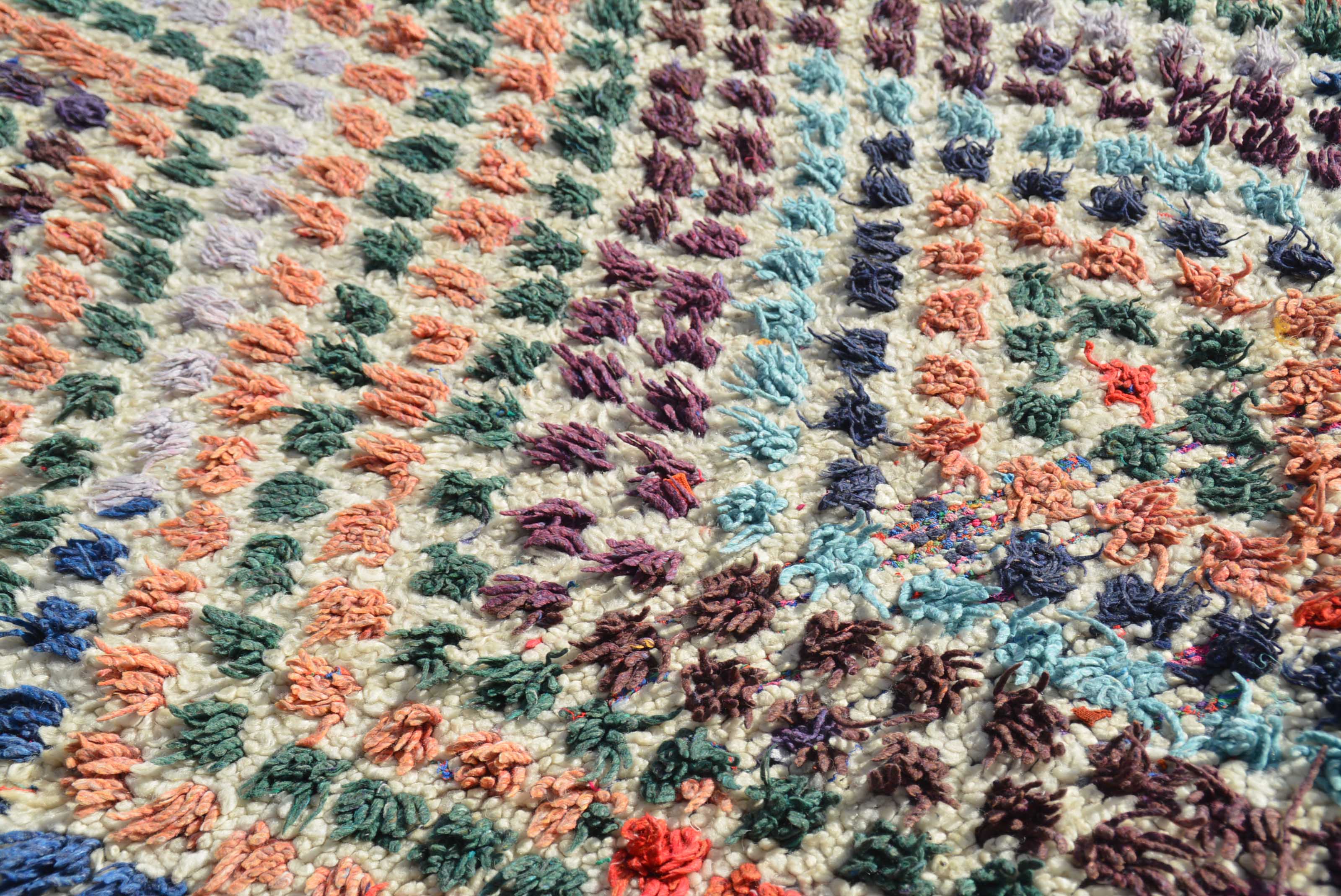 Woodstock (3'8" x 6'2") – Vintage Pointillist Azilal Area Rug - Image 3