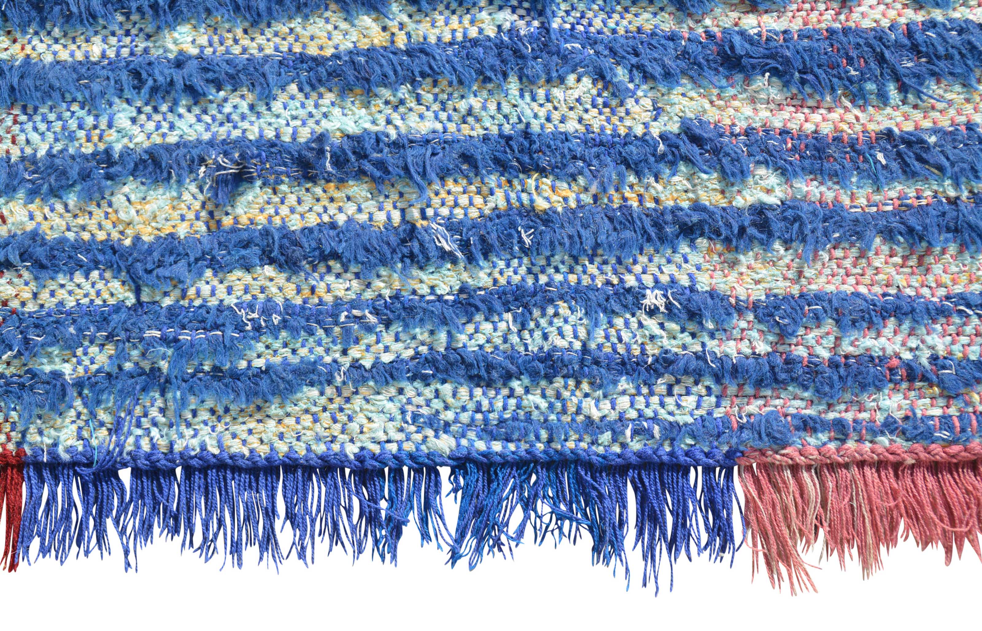 Yellow Bliss (5'2" x 6'8") – Plush Sunshine Vintage Shaggy Boucherouite Rug - Image 3